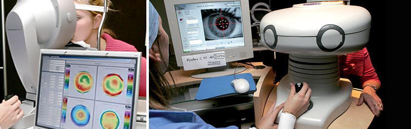 Consultation et analyse pré-opératoire chirurgie des yeux
